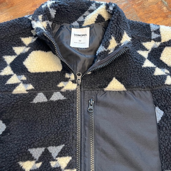 NWT Sonoma Supersoft Sherpa Jacket - Picture 2 of 6